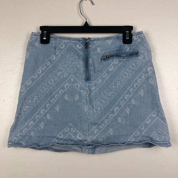 BDG Urban Outfitters Patterned Jean Mini Skirt - Picture 2 of 5